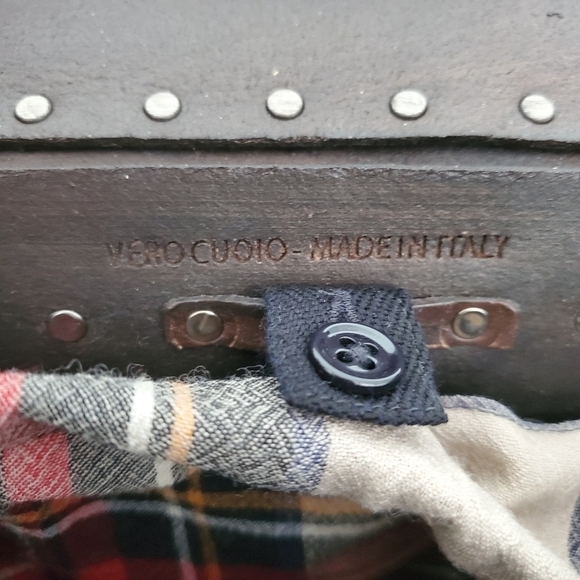 HIGH Everyday Couture Studded Brown Made in Italy Leather Bag - Picture 10 of 10